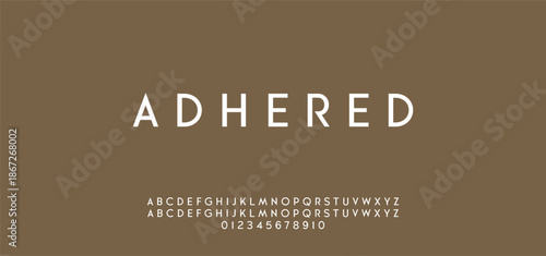 Modern Bold Font. Regular Italic Number Typography urban style alphabet fonts for fashion, sport, technology, digital, movie, logo design, vector illustration