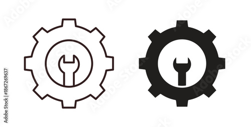 Project Development icons Vector Symbol Design Illustration - for app or web. color editable