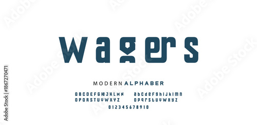 Minimal modern logo alphabet font. Typography abstract sans serif technology, electronic, movie, future, creative brand logos fonts. vector illustration