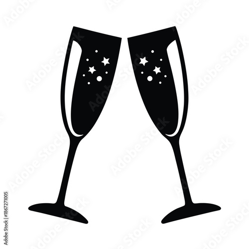 champagne-glasses-silhouette--romantic-toast.eps