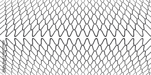 Six different net patterns. Rope net vector silhouette. Soccer, football, volleyball, tennis and tennis net pattern. Fisherman hunting net rope texture pattern