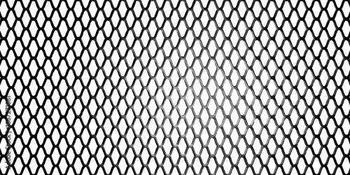 Six different net patterns. Rope net vector silhouette. Soccer, football, volleyball, tennis and tennis net pattern. Fisherman hunting net rope texture pattern