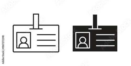 Security badge icons Vector Symbol Design Illustration - for app or web. color editable