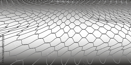 Six different net patterns. Rope net vector silhouette. Soccer, football, volleyball, tennis and tennis net pattern. Fisherman hunting net rope texture pattern