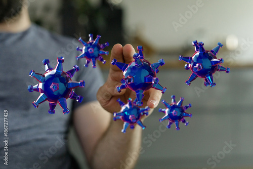 Artistic depiction of a man...