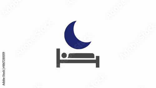 Person Sleeping in a Bed.