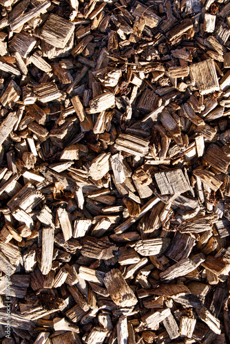 Close-up of wood chips, per...