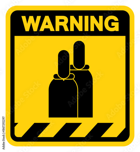 Compressed Ga Warning Sign, Vector Illustration, Isolate On White Background Label.EPS10