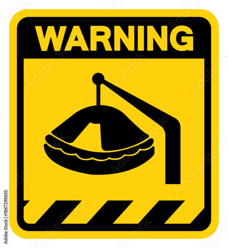 life Raft Symbol Sign, Vector Illustration, Isolate On White Background Label .EPS10