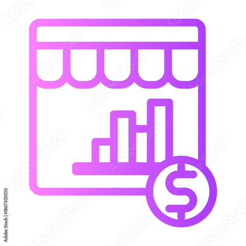 marketplace gradient icon