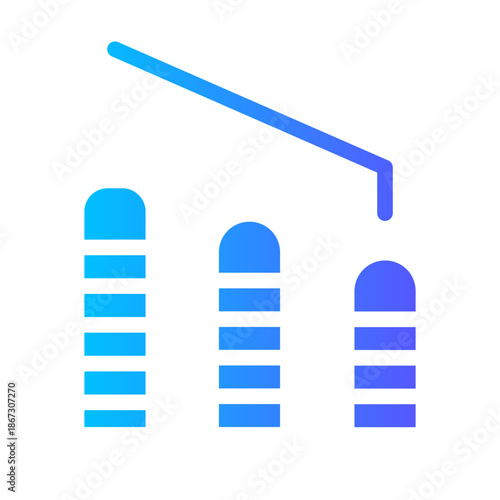 dollar gradient icon