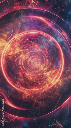 Abstract Sufi spiritual energy in cosmic space