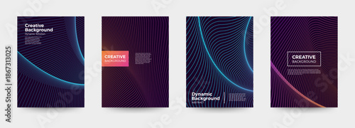 Corporate identity business card template set with clean layout for professional office branding and website use