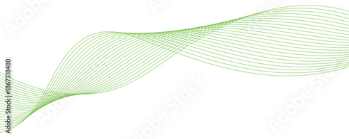 Dynamic Green Wave Motion Abstract Background