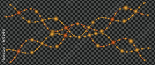 Vibrant light effect on dark background with glowing lines