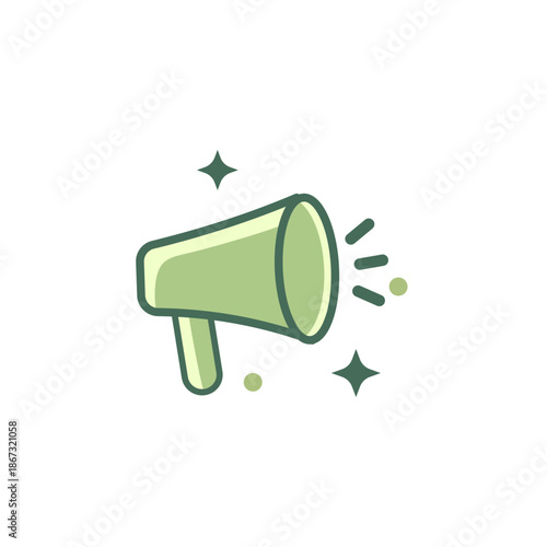 Ramadan Islamic Announcement Megaphone Icon