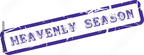 Heavenly Season Sacred Time Stamp Mark for Religious Observance Celebration Period