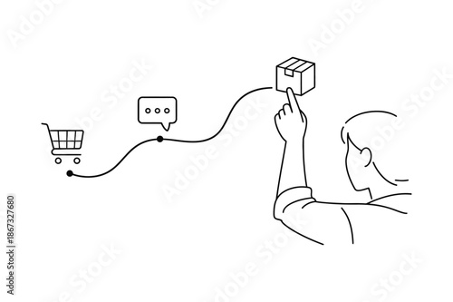 Online Shopping Order Tracking Journey