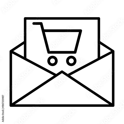 Shopping icon vector. Online shopping Illustration sign. Purchases symbol. Sale logo.