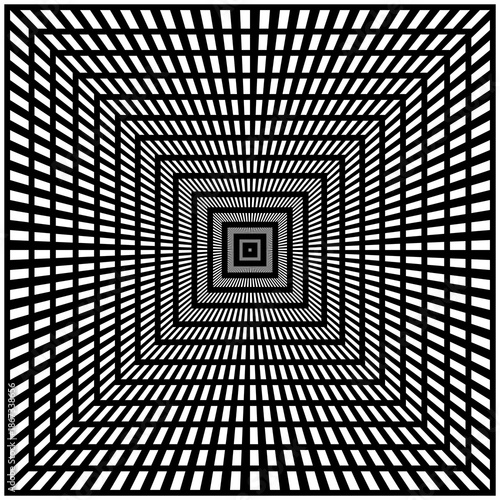 abstract background with squares illusion