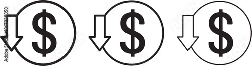 Lower cost icons set.  collection for web app