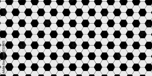 Football seamless pattern. Ball texture background. Flat style. Repeating ball pattern. Soccer ball pattern.  Vector illustration.