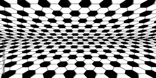 Football seamless pattern. Ball texture background. Flat style. Repeating ball pattern. Soccer ball pattern.  Vector illustration.