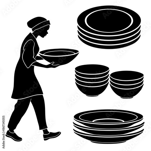 Kitchenware silhouette
