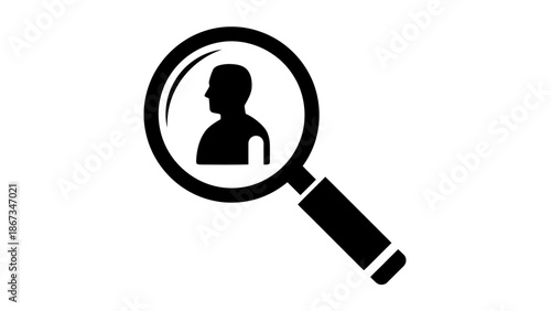 Vector illustration of a business man icon and male profile symbol set featuring a person head silhouette on a web button sign for social media contact and internet communication design