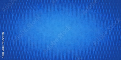An abstract blue grunge background features a textured vintage paper pattern with an aged paint design on a rough canvas backdrop