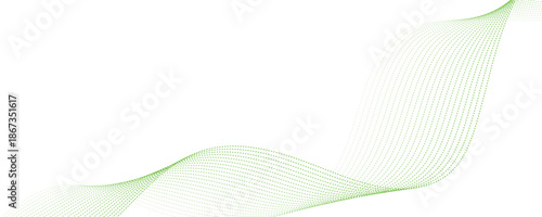 Dynamic Green Wave Motion Abstract Background