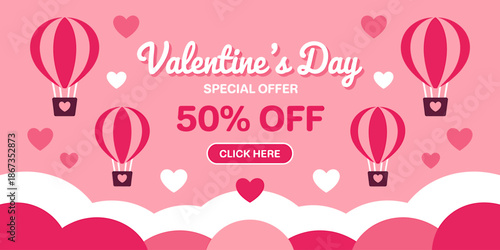 Valentines Day Special Offer with Hot Air Balloons