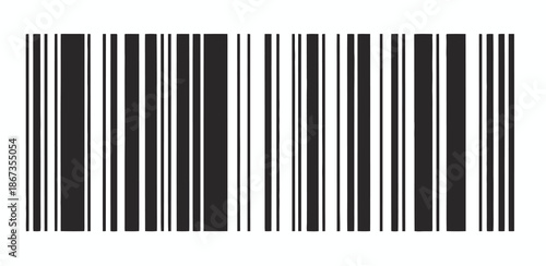 Barcode Vector Icon for Product Price Tag, Trendy Barcode Design for Web Icons, Easily Editable Scan Label for Digital Projects.