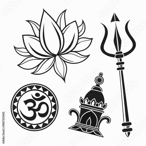 Religious symbols collection