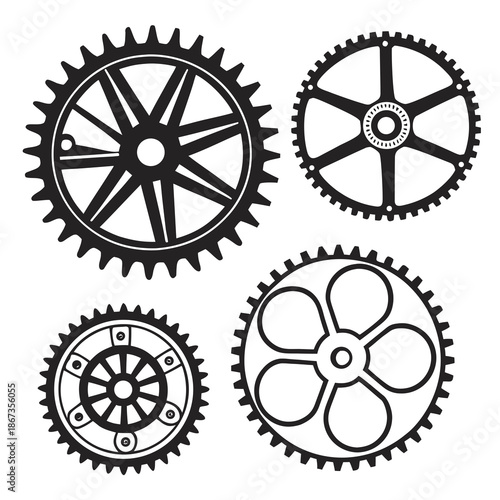 Collection of gear wheels
