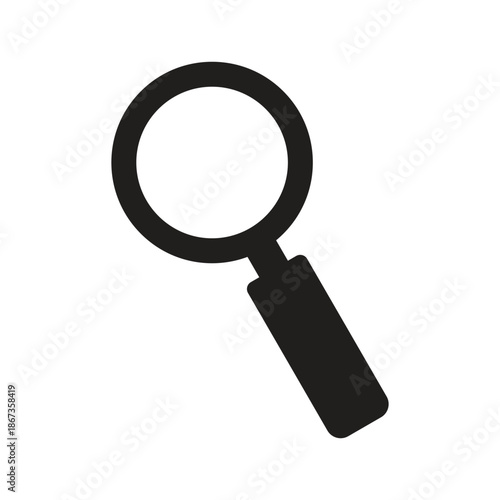 Magnifying Glass Icon Vector for Search, Zoom, and Inspection Themes
