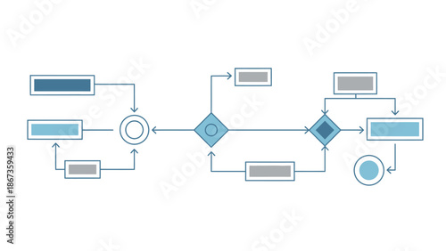 vector illustration of a computer network