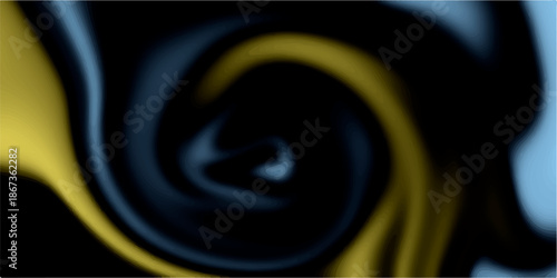 Abstract colorful fractal background featuring a blue and orange motion swirl with a glowing light spiral pattern, creating a high-energy technology vortex design for an artistic galaxy wallpaper