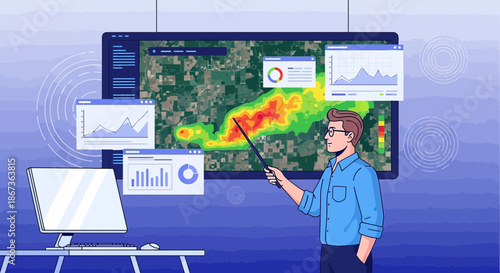 Visualization of Weather Pattern Analysis with Interactive Data Presentation and Insightful Analysis