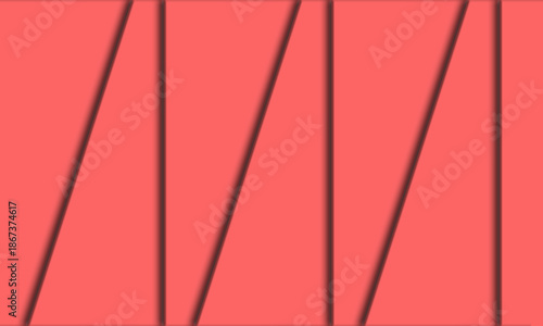 Pink Striped Background Illustration with Modern Minimal Line Pattern Design
