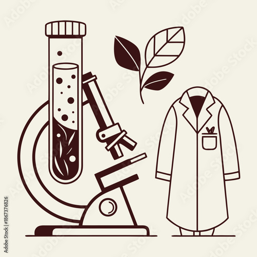 Geotechnical Soil Testing and Analysis Icon in Flat Vector Style for Environmental Science and Engineering