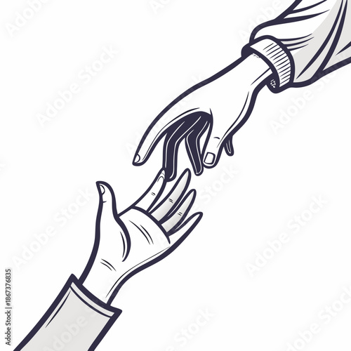 Handshake illustration