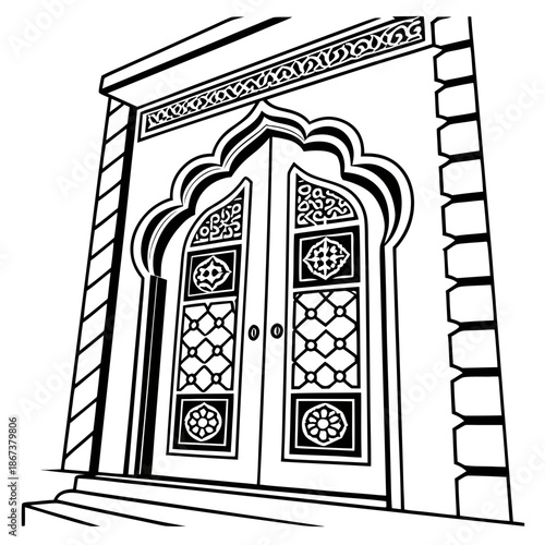 Intricate doorway