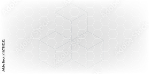 Abstract cube hexagon shape background. Vector banner design. Hexagons pattern. Geometric abstract background with simple hexagonal elements. Medical. Vector digital art banner