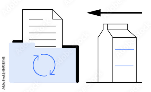 Foto Recycling concept
