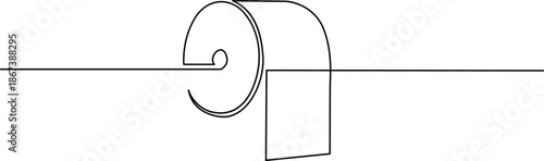 Toilet paper holder design Vector