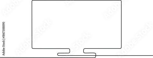 Modern flat screen television Vector