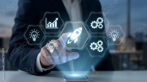 Global digital economy and stock market concept,3D hologram of Earth with bar graphs and trend lines in futuristic boardroom,depicting global financial analytics