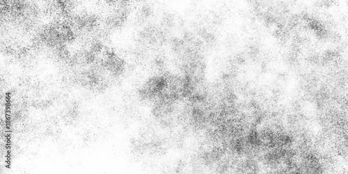 Black particles explosion isolated on white background, abstract neutral backdrop with subtle texture, Plastered long panoramic concrete wall, black and white abstract powder explosion background.