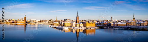 Photography Beautiful winter cityscape. Stockholm. Sweden